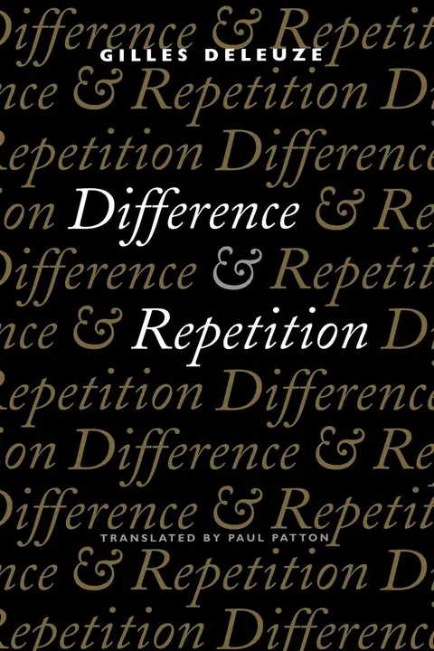 Cover of Difference and Repetition