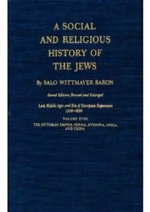 Cover of A Social and Religious History of the Jews