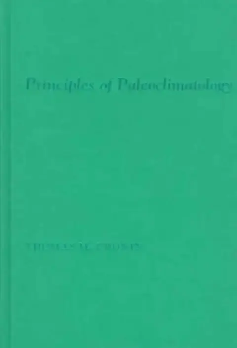 Cover of Principles of Paleoclimatology