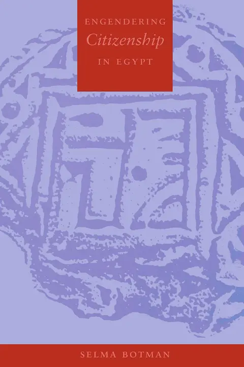 Cover of Engendering Citizenship in Egypt