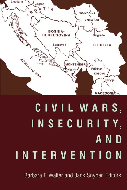 Cover of Civil Wars, Insecurity, and Intervention