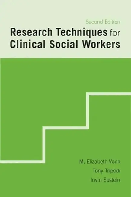 Cover of Research Techniques for Clinical Social Workers