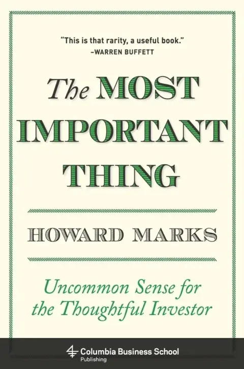 Cover of The Most Important Thing