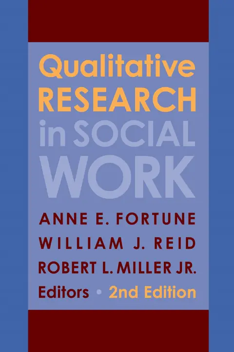 Cover of Qualitative Research in Social Work