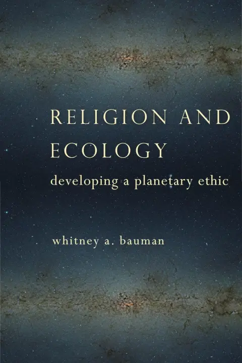 Cover of Religion and Ecology