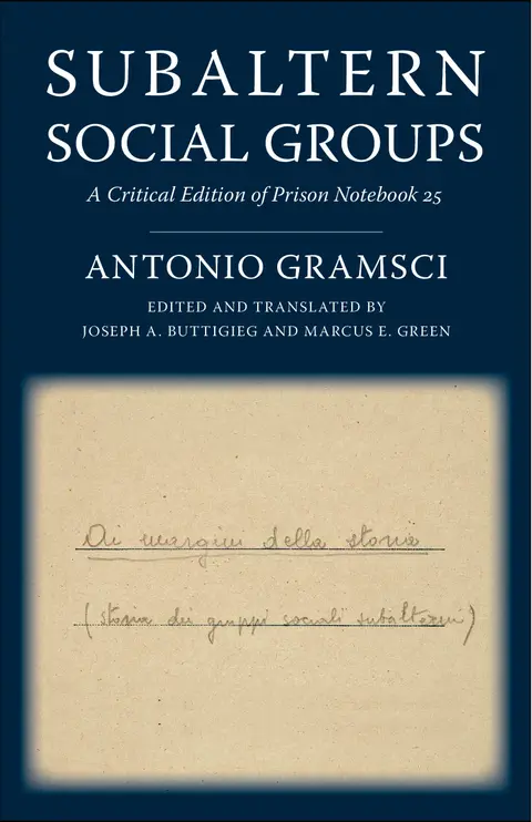Cover of Subaltern Social Groups
