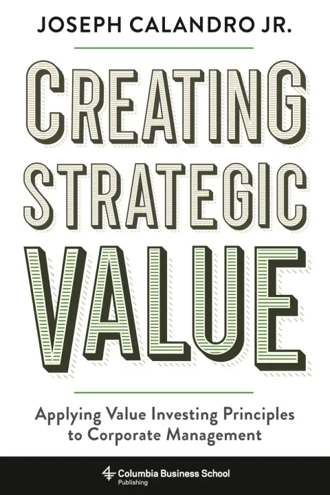 Cover of Creating Strategic Value