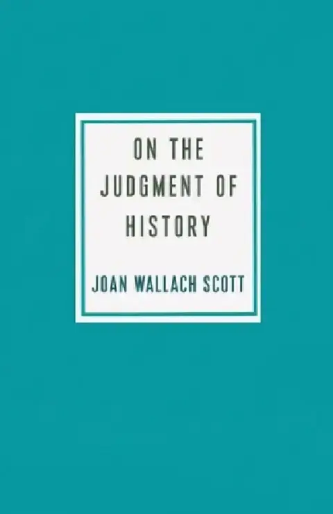 Cover of On the Judgment of History