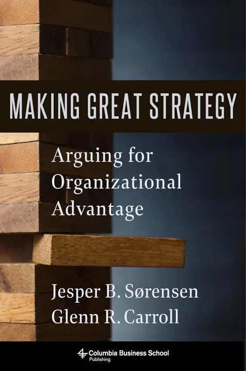 Cover of Making Great Strategy
