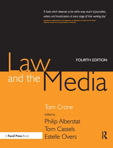 Cover of Law and the Media