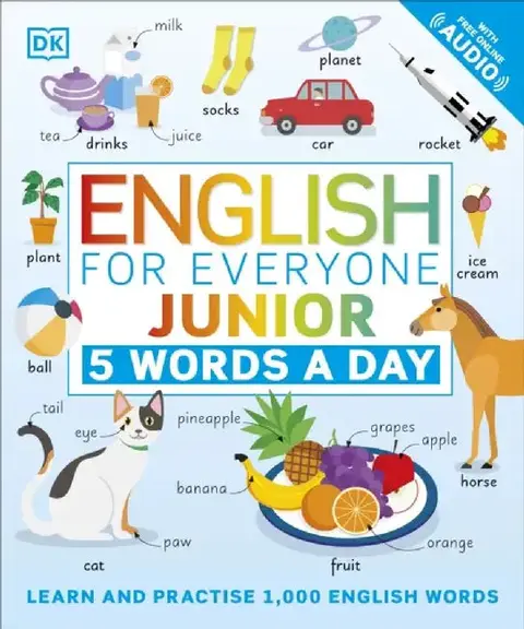 Cover of English for Everyone Junior 5 Words a Day