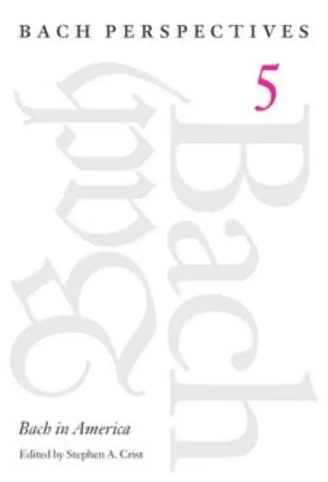 Cover of Bach Perspectives