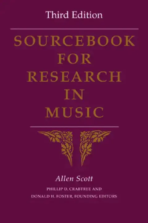 Cover of Sourcebook for Research in Music, Third Edition