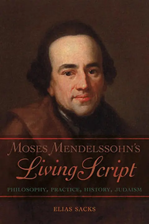 Cover of Moses Mendelssohn's Living Script