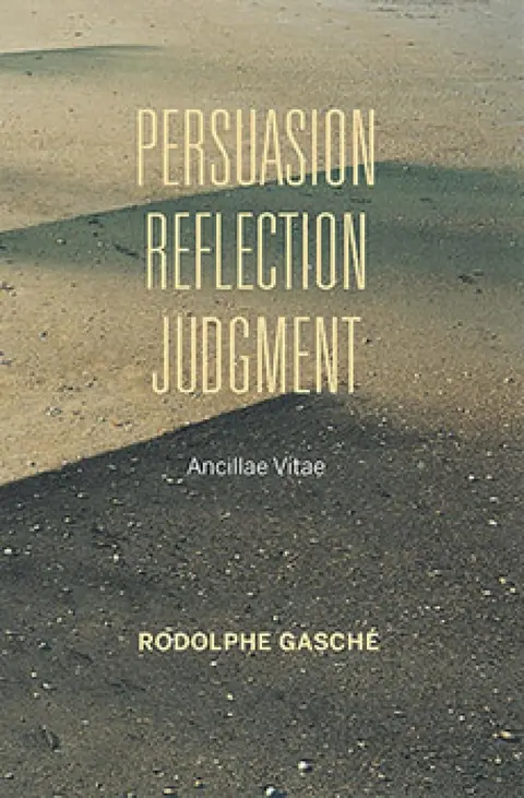 Cover of Persuasion, Reflection, Judgment