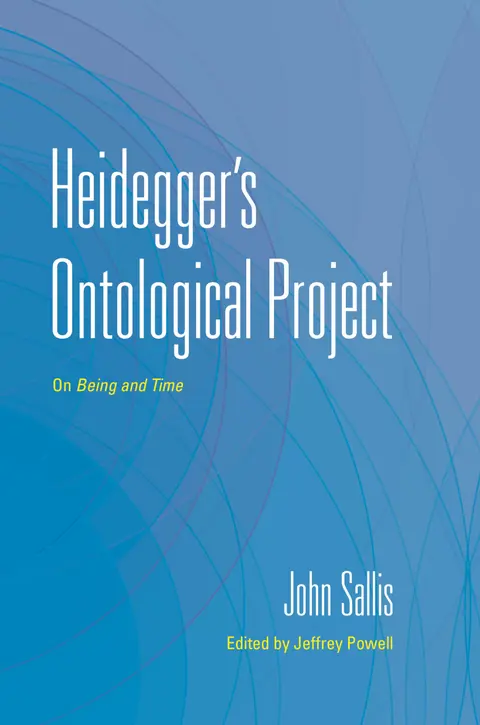 Cover of Heidegger's Ontological Project