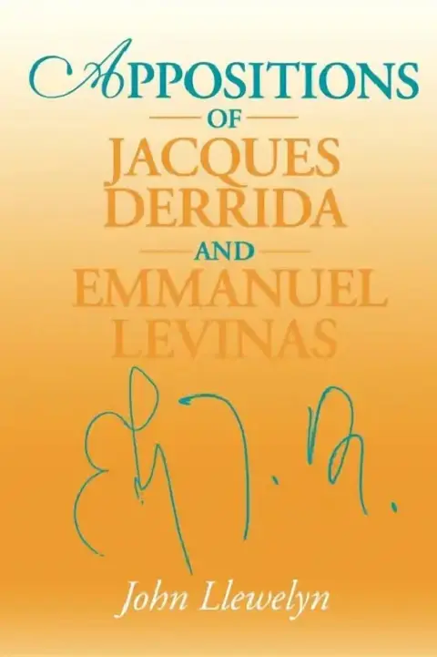 Cover of Appositions of Jacques Derrida and Emmanuel Levinas