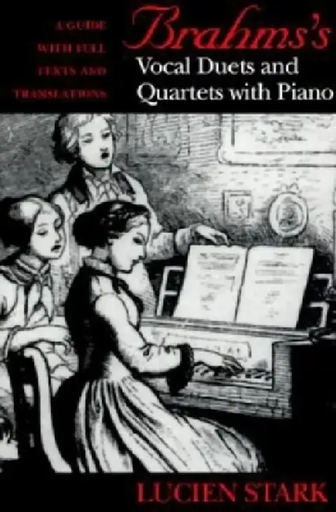 Cover of Brahms's Vocal Duets and Quartets with Piano