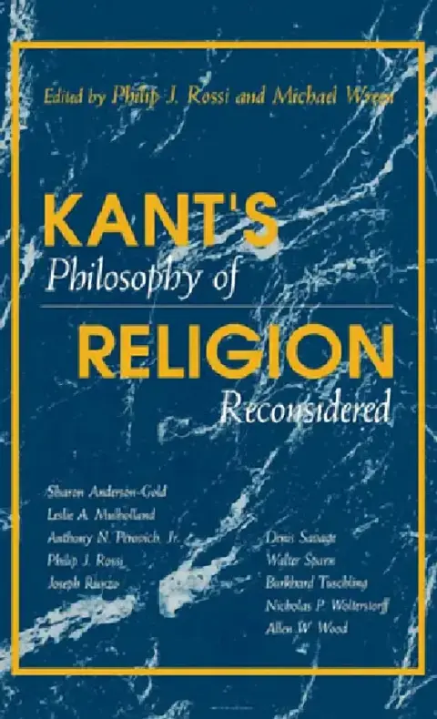 Cover of Kant's Philosophy of Religion Reconsidered