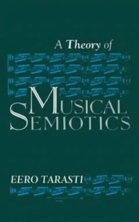 Cover of Theory of Musical Semiotics