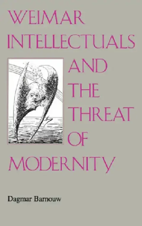 Cover of Weimar Intellectuals and the Threat of Modernity