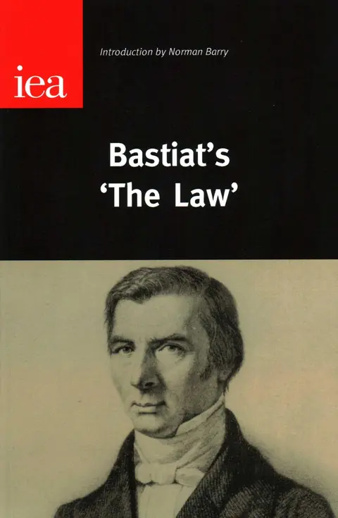 Cover of Bastiat's 'the Law