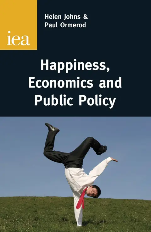 Cover of Happiness, Economics and Public Policy