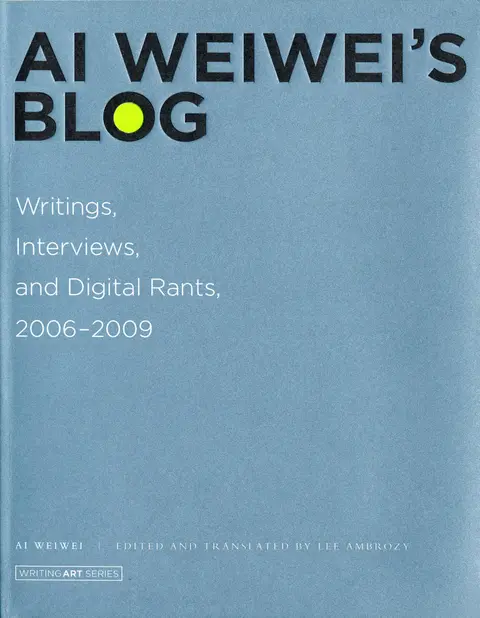 Cover of Ai Weiwei's Blog