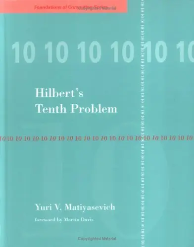 Cover of Hilbert`s 10th Problem