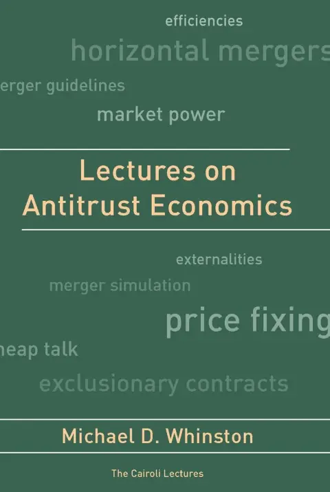 Cover of Lectures on Antitrust Economics