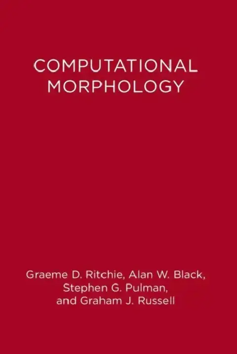 Cover of Computational Morphology
