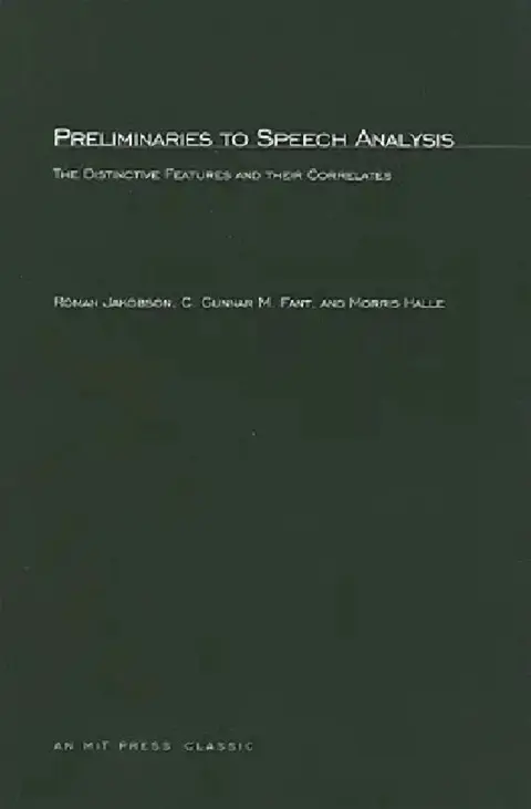 Cover of Preliminaries to Speech Analysis