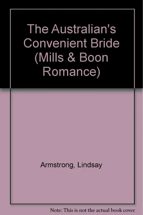 Cover of The Australian's Convenient Bride
