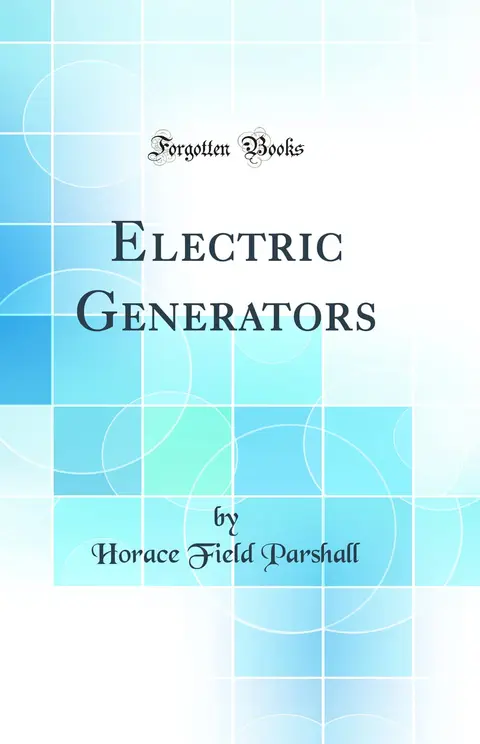 Cover of Electric Generators