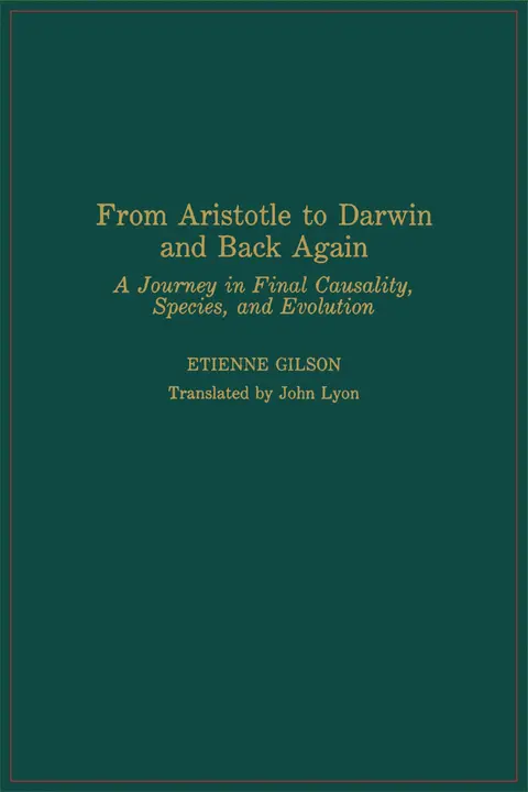 Cover of From Aristotle to Darwin and Back Again