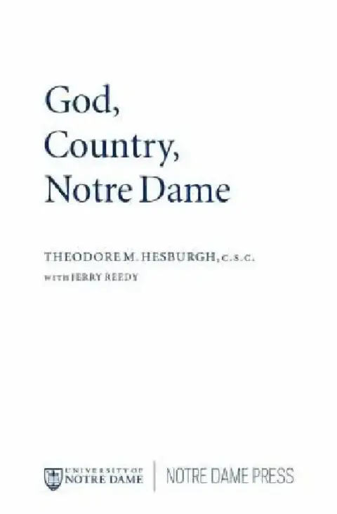 Cover of God Country Notre Dame