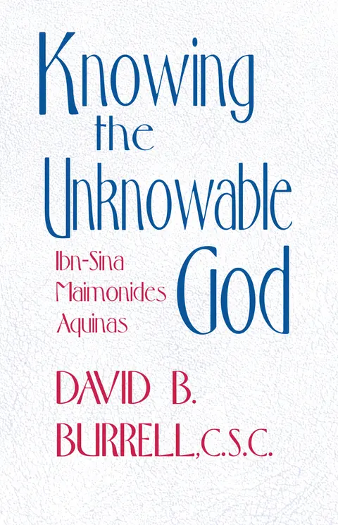 Cover of Knowing the Unknowable God