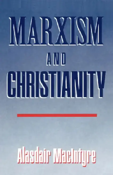 Cover of Marxism and Christianity