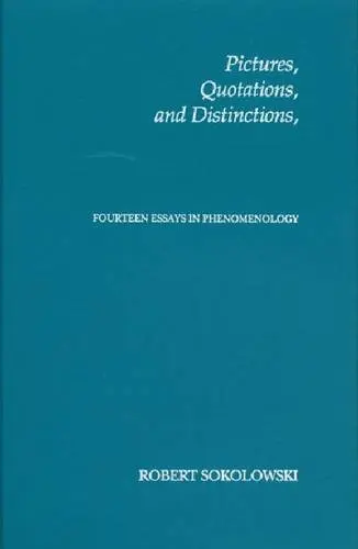 Cover of Pictures, Quotations and Distinctions