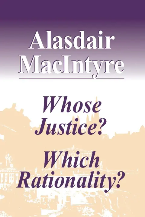 Cover of Whose Justice? Which Rationality?