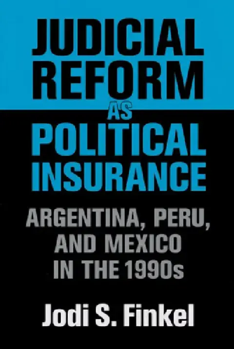 Cover of Judicial Reform as Political Insurance