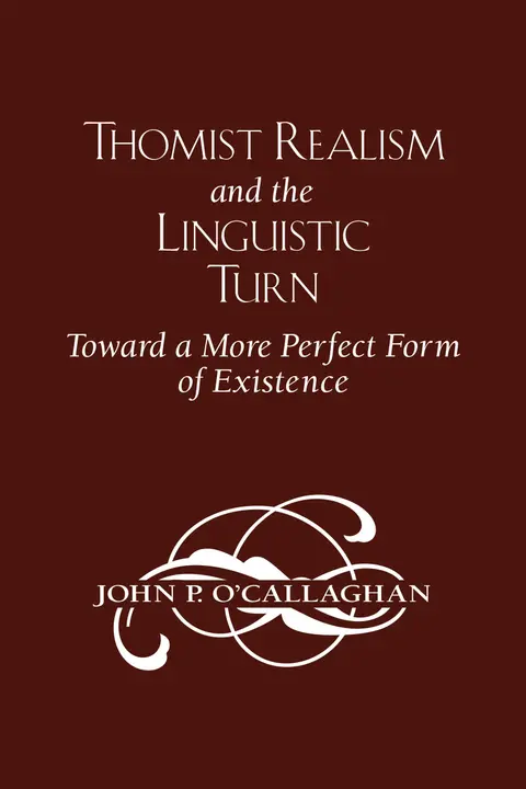 Cover of Thomist Realism and the Linguistic Turn
