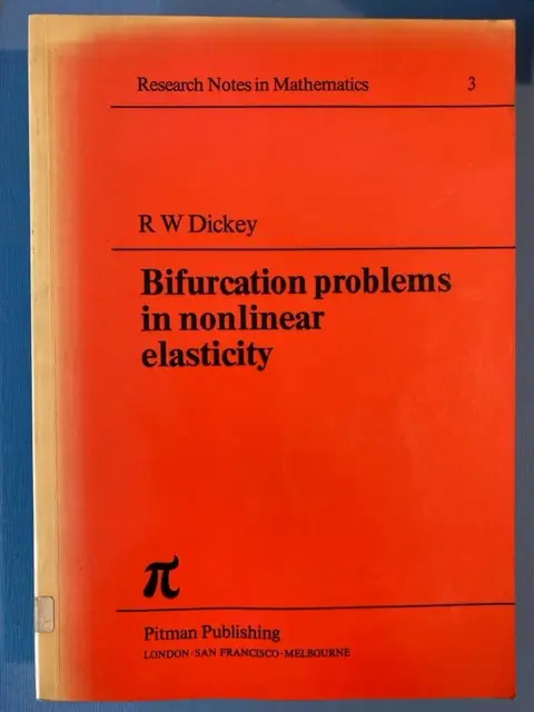 Cover of Bifurcation Problems in Nonlinear Elasticity