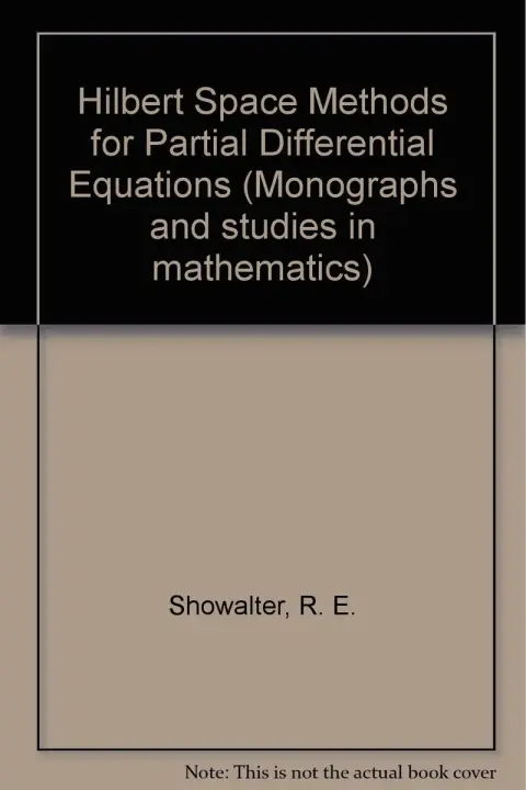 Cover of Hilbert Space Methods for Partial Differential Equations