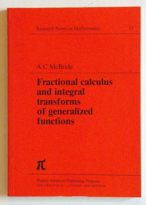 Cover of Fractional Calculus and Integral Transforms of Generalized Functions