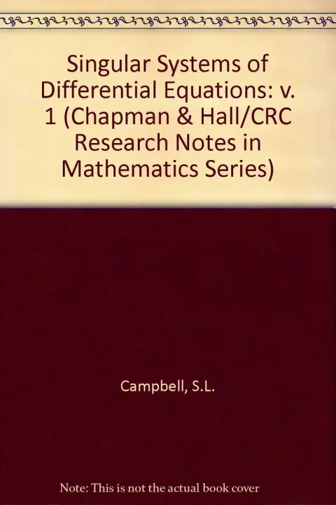 Cover of Singular Systems of Differential Equations