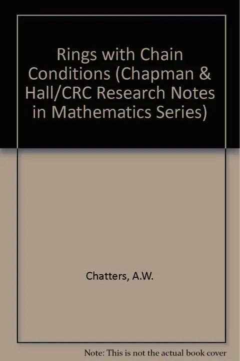 Cover of Rings with Chain Conditions