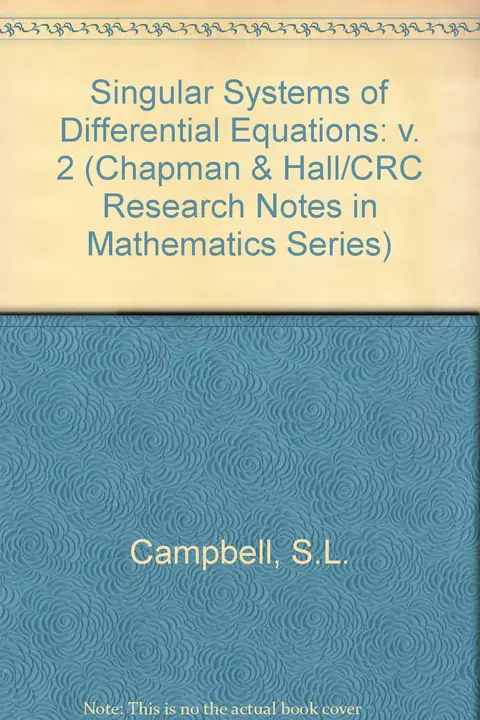 Cover of Singular Systems of Differential Equations