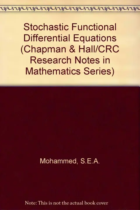 Cover of Stochastic Functional Differential Equations