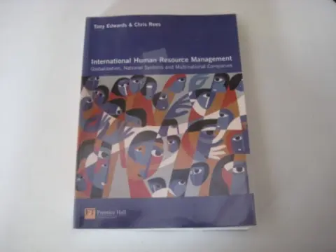 Cover of International Human Resource Management
